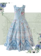 Surface Spell Dreamland Forest Floral Long JSK(Leftovers/Full Payment Without Shipping)